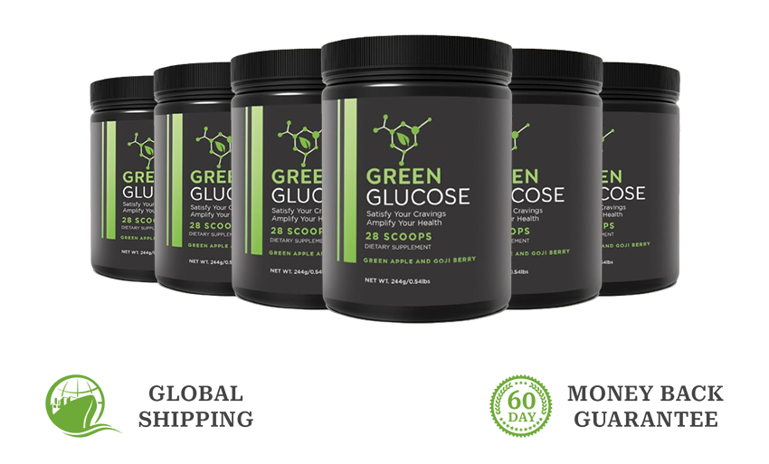 6 Jars of Green Glucose